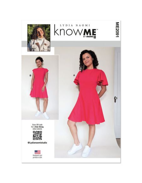 Patron KnowMe 2091.K5 - Robe à variations de manches