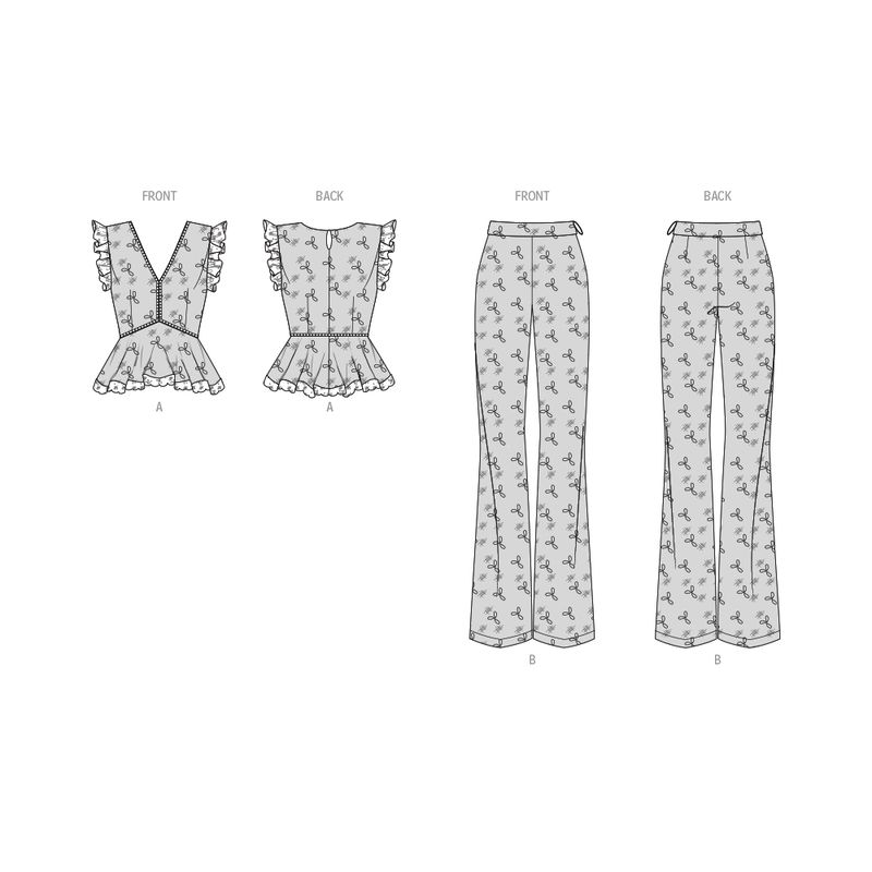 Patron KnowMe 2092.K5 - Top et pantalon