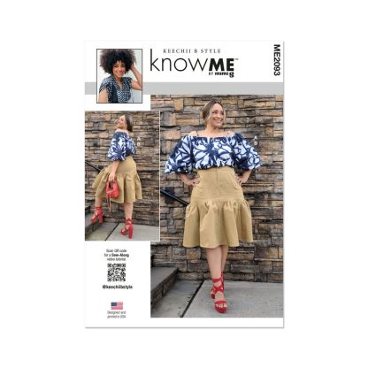 Patron KnowMe 2093.AA - Top et jupe