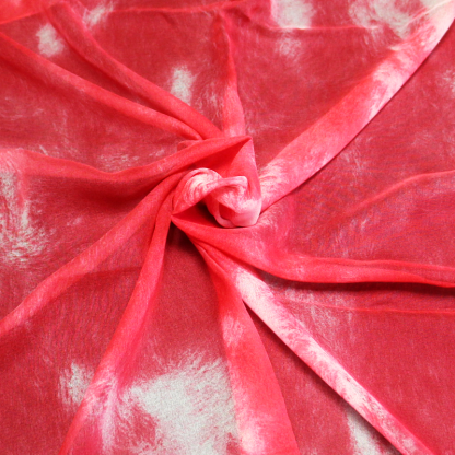 Paréo - Tie & dye rose 2