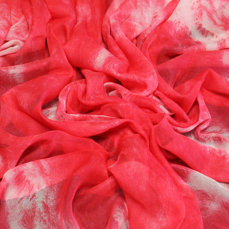 Paréo - Tie & dye rose