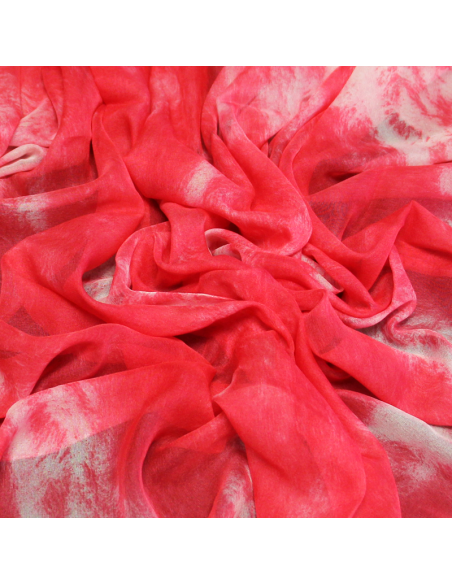 Paréo - Tie & dye rose