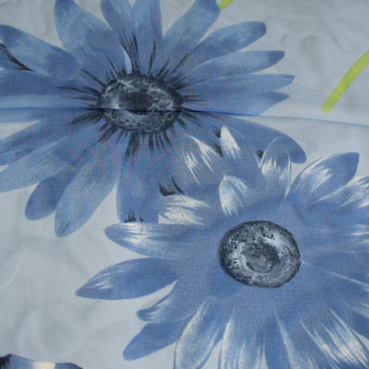 Paréo - Iris & marguerite bleu