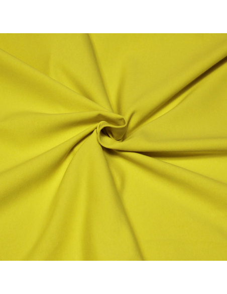 Molleton non gratté (French Terry) - Jaune vif