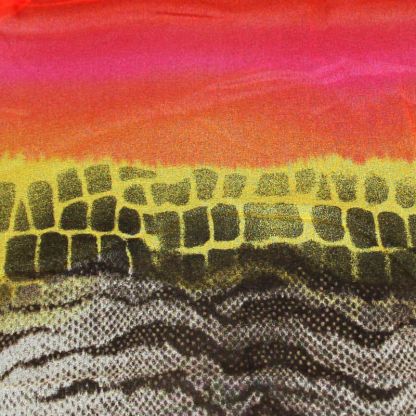 Paréo - Reptile fuchsia