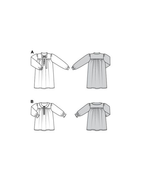 Patron Burda 9216 - Manteau pour enfants