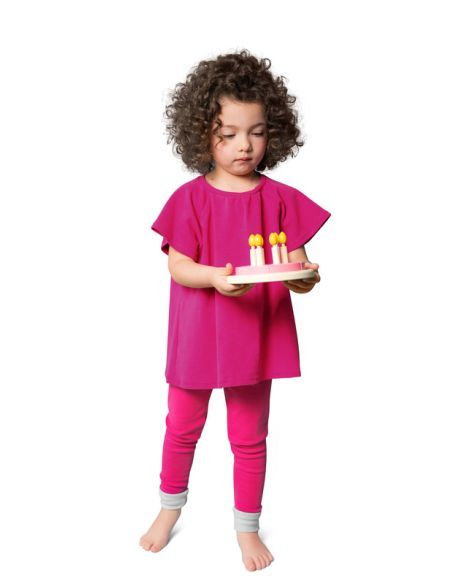 Patron Burda 9218- Chemise de nuit, pyjama pour enfants