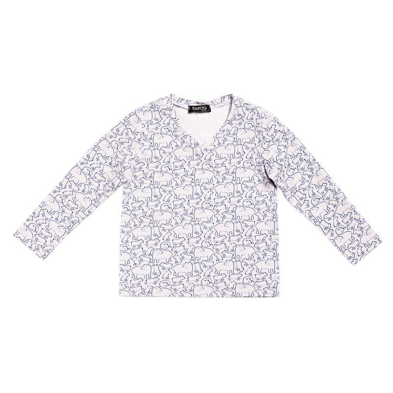 Patron Burda 9218- Chemise de nuit, pyjama pour enfants