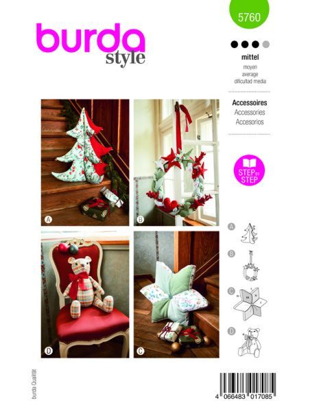 Patron Burda 5760 - DIY de Noël