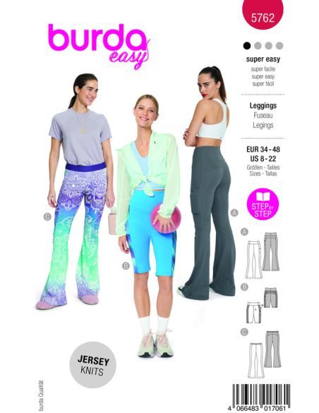 Patron Burda 5762 - Pantalons et shorts