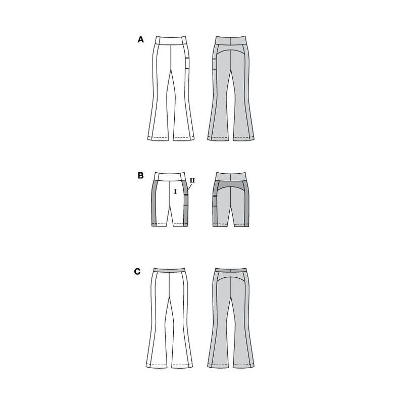 Patron Burda 5762 - Pantalons et shorts