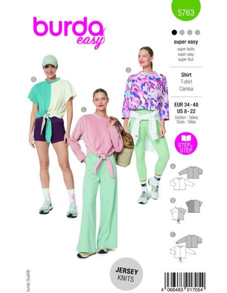 Patron Burda 5763 - Pantalons et shorts