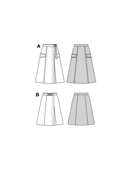 Patron Burda 5766 - Jupes glamour