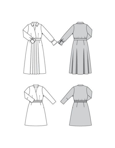 Patron Burda 5767 - Robes intemporelles