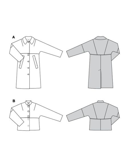 Patron Burda 5769 - Cape raffinnée