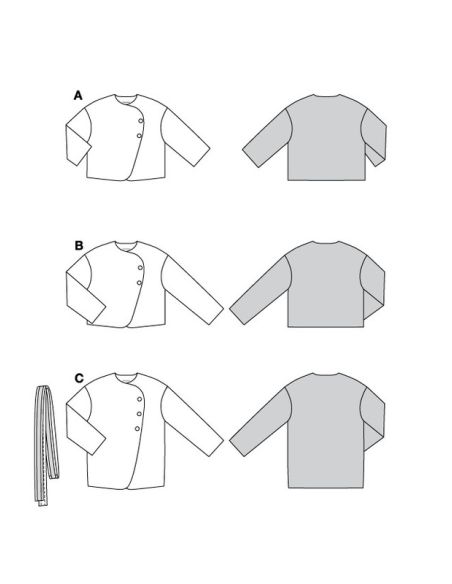 Patron Burda 5770 - Cape raffinnée