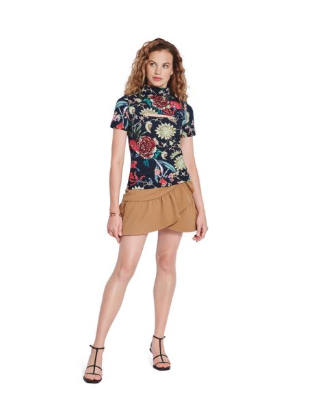 Patron Burda 5774- T-shirt et col roulé