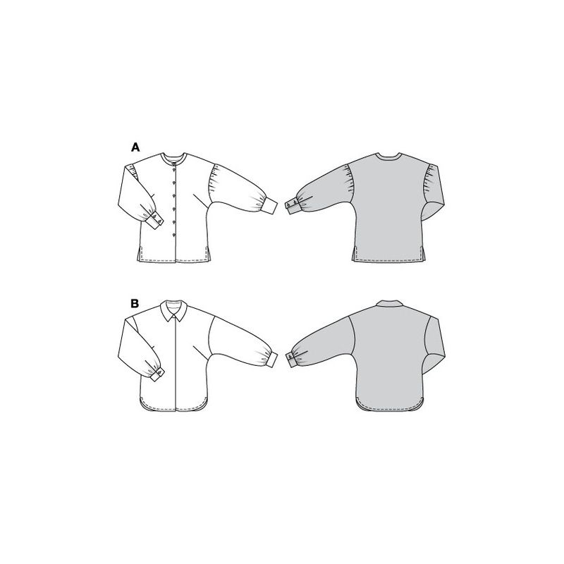 Patron Burda 5775 - Blouses