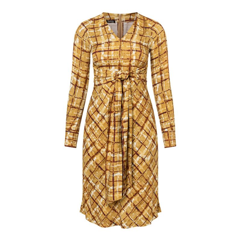 Patron Burda 5777 - Robe coupe en biais