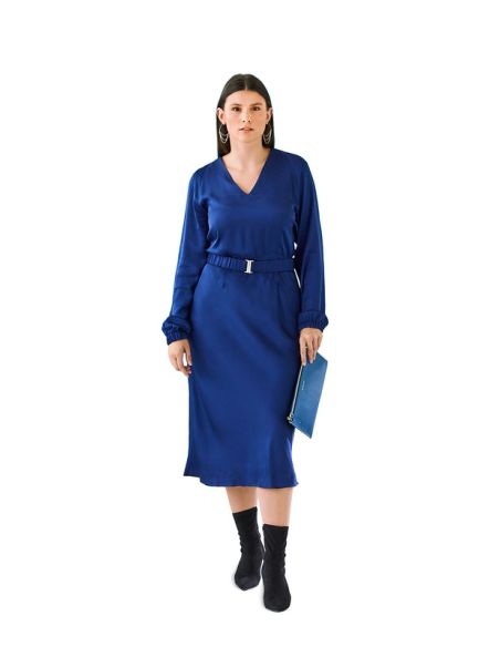 Patron Burda 5777 - Robe coupe en biais