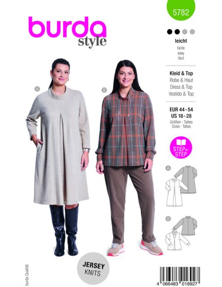 Patron Burda 5782 - Robe ou tunique