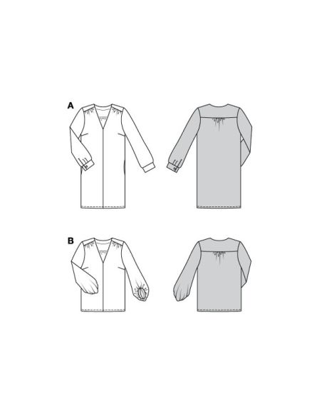 Patron Burda 5783 - Robe raffinnée