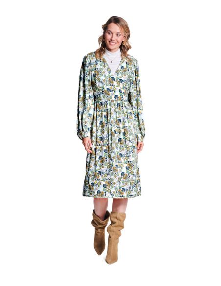 Patron Burda 5784 - Robe inspiration couture