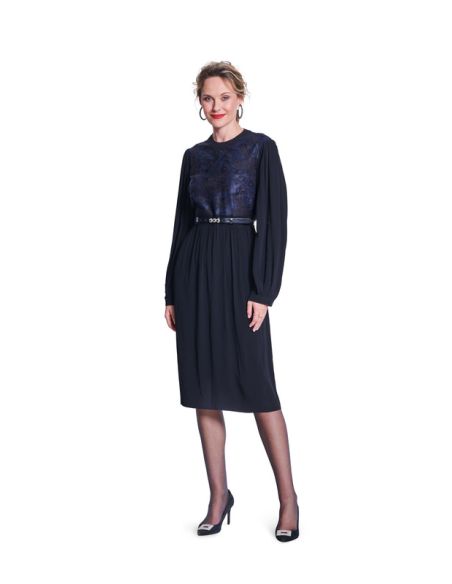 Patron Burda 5784 - Robe inspiration couture