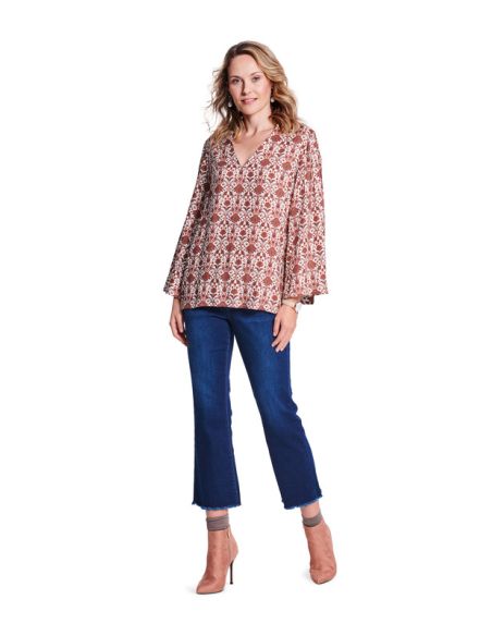 Patron Burda 5785 - Blouse inspiration couture