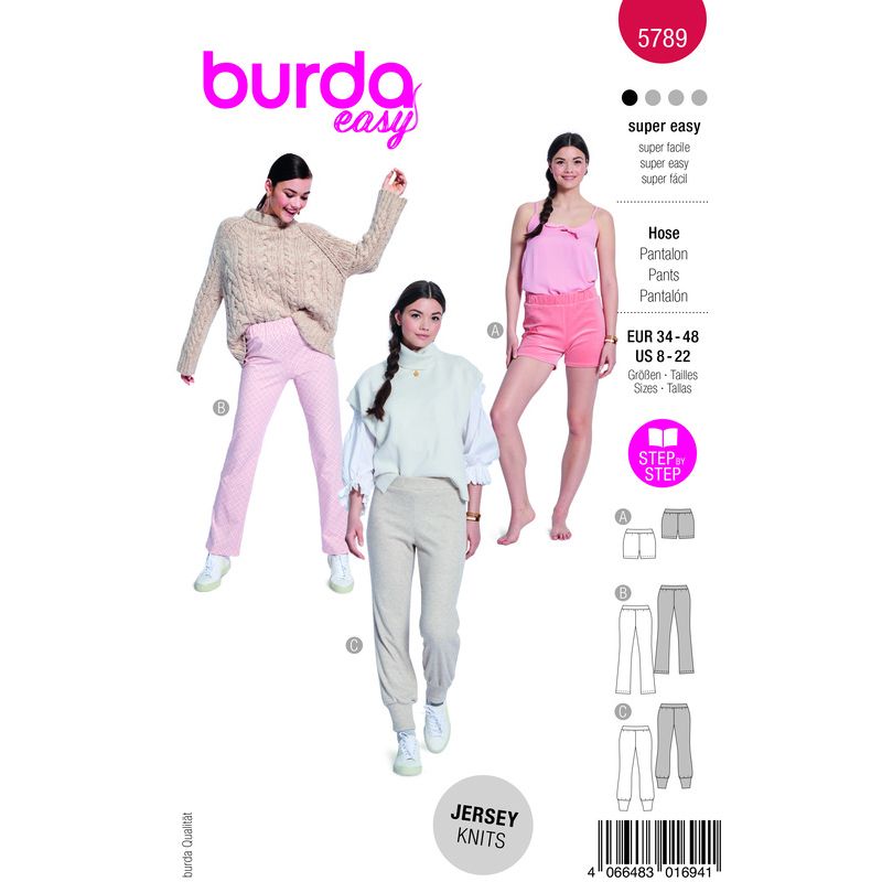 Patron Burda 5789 - Pantalon
