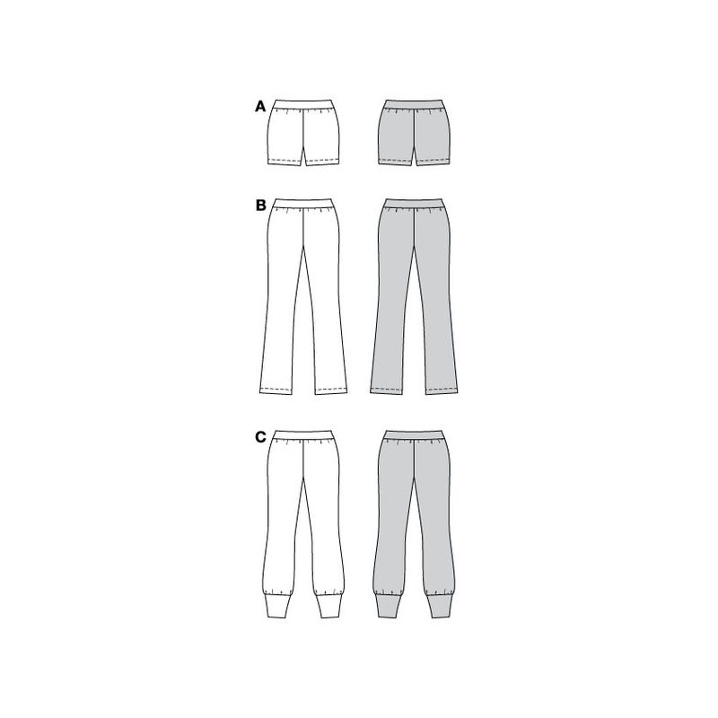 Patron Burda 5789 - Pantalon