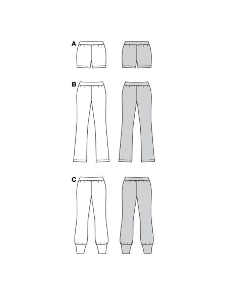 Patron Burda 5789 - Pantalon