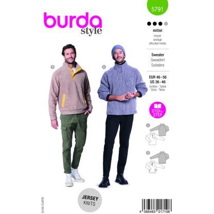 Patron Burda 5791 - Troyer tendance