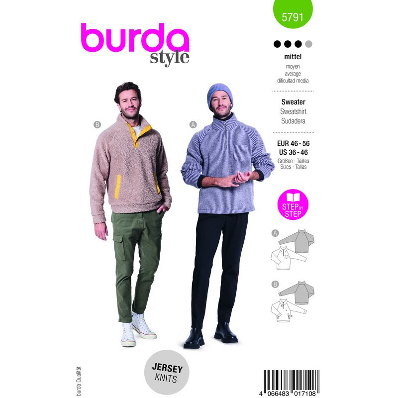 Patron Burda 5791 - Troyer tendance