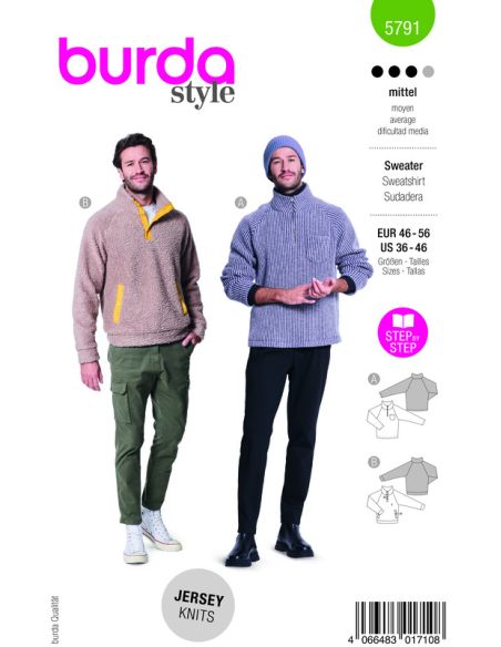 Patron Burda 5791 - Troyer tendance