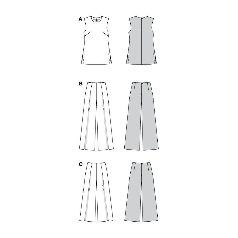 Patron Burda 5793 - Combinaison élégante et décontractée