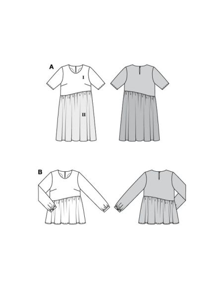 Patron Burda 5795 - Robe et tunique