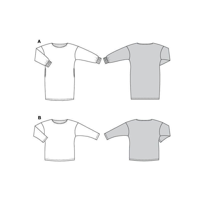 Patron Burda 5796 - Robes et pulls