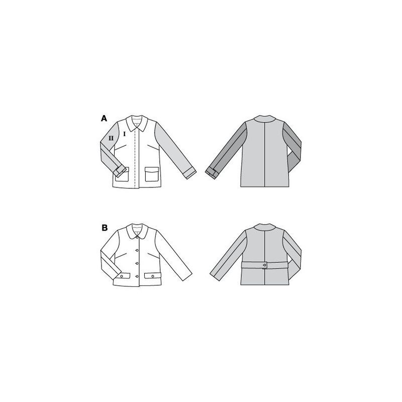 Patron Burda 5799 - Veste tendance