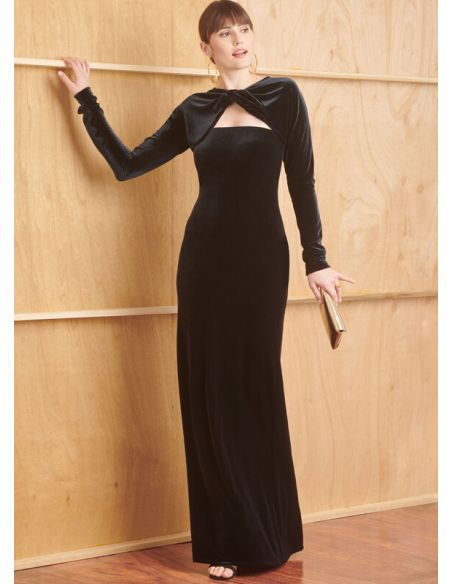 Patron Simplicity 9820.K5 (36-44) - Robes en maille avec boléro