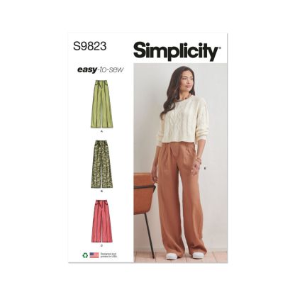 Patron Simplicity 9823.H5 (34-42) - Pantalon pour femmes