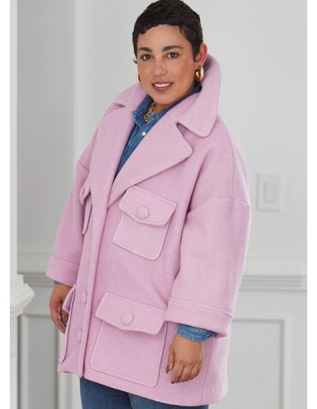 Patron Simplicity 9824.A - Manteau en deux longueurs par Mimi G Style