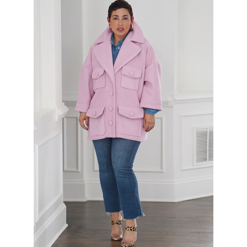 Patron Simplicity 9824.A - Manteau en deux longueurs par Mimi G Style