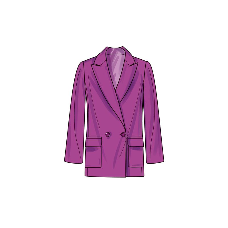 Patron Simplicity 9825.K5 (36-44) - Veste pour femmes