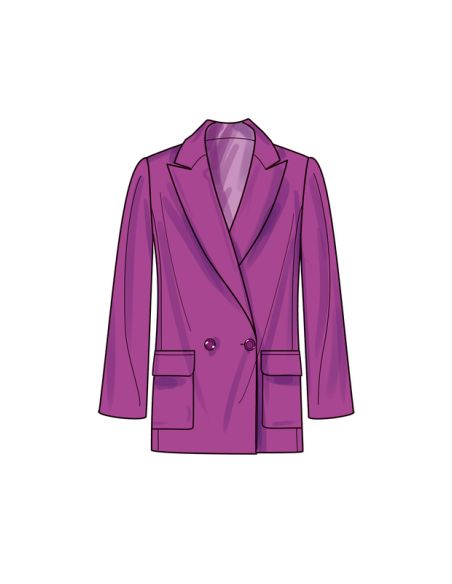 Patron Simplicity 9825.K5 (36-44) - Veste pour femmes