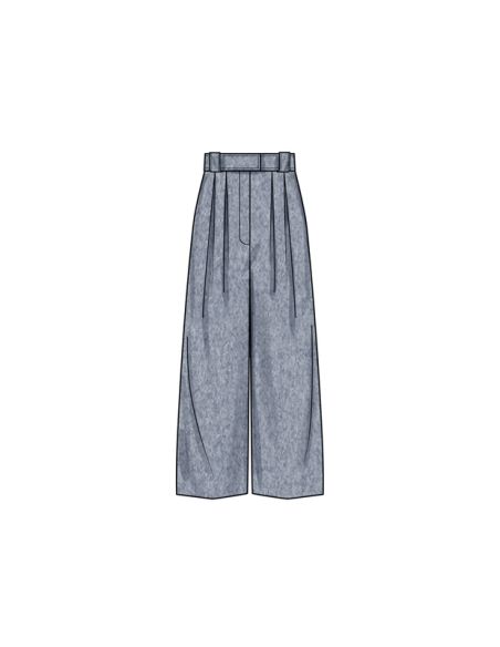 Patron Simplicity 9826.D5 (32-40) - Pantalon en deux longueurs, caraco et cardigan