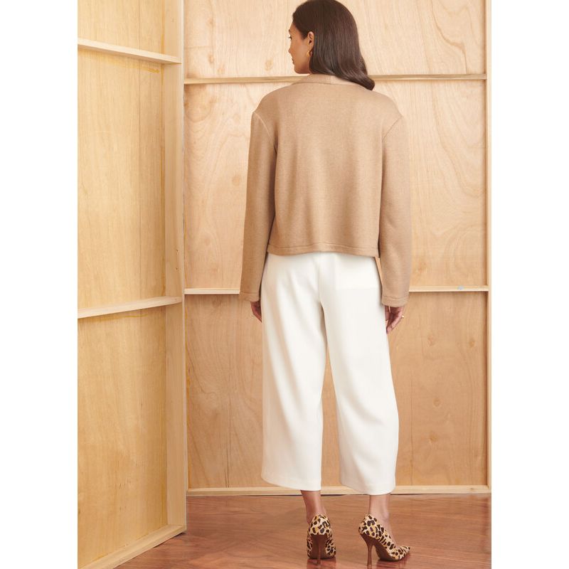 Patron Simplicity 9826.D5 (32-40) - Pantalon en deux longueurs, caraco et cardigan