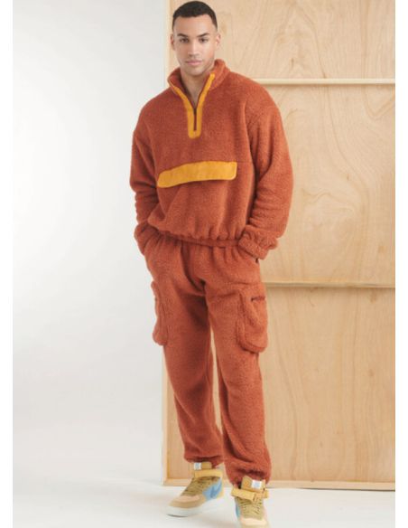 Patron Simplicity 9828.A - Sweatshirt et pantalon unisexes