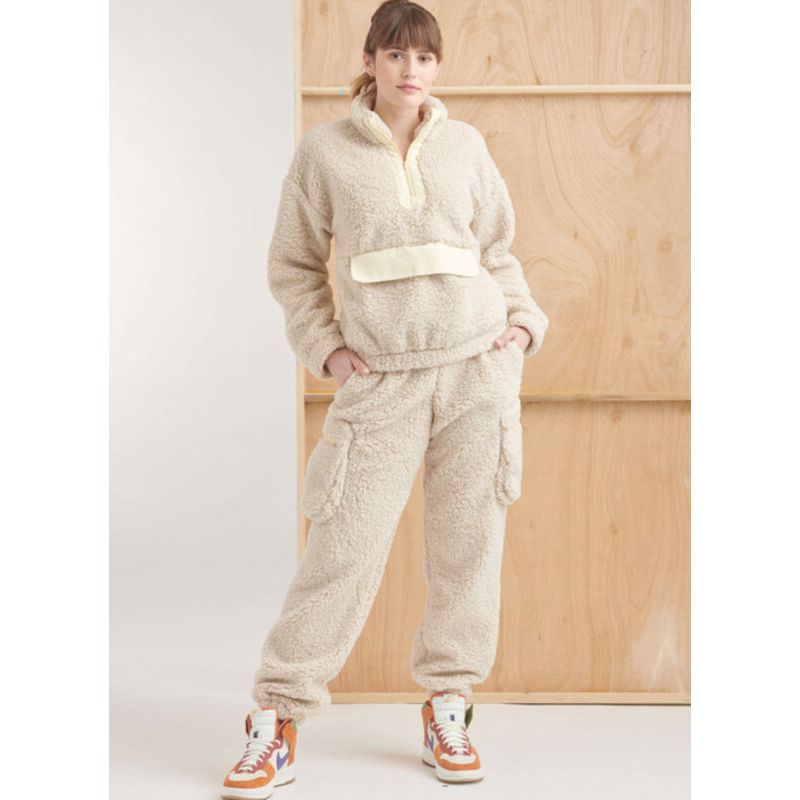 Patron Simplicity 9828.A - Sweatshirt et pantalon unisexes