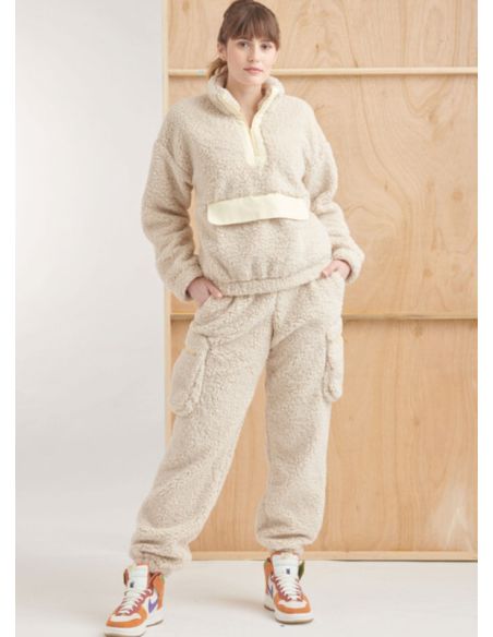 Patron Simplicity 9828.A - Sweatshirt et pantalon unisexes